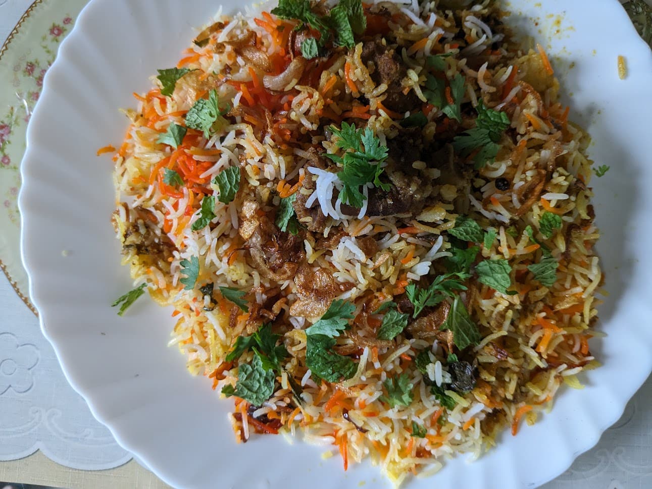 Fragrant Mutton Biryani
